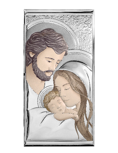 SACRA FAMIGLIA RETT DECORATA AE0710/5D
