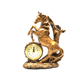 Statueta PL2289 cal cu ceas