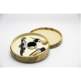 SET VIN PIELE ROTUND 608173
